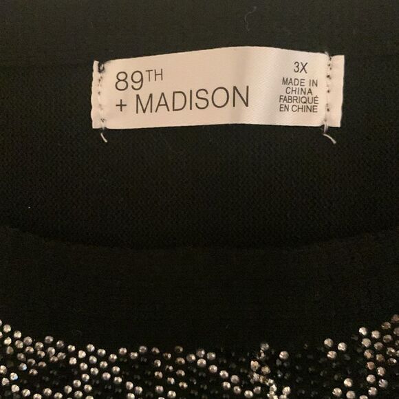 NWT Women’s Sweater Rayon Blend 3/4 Sleeve by 89th Medison Size 3X - Picture 7 of 8